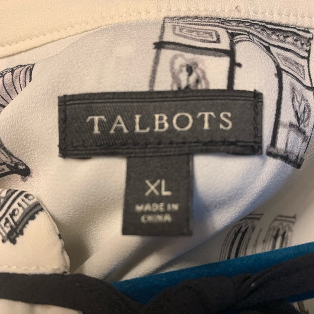 Talbots Xl, Professional, Polyester, Collarless W… - image 7